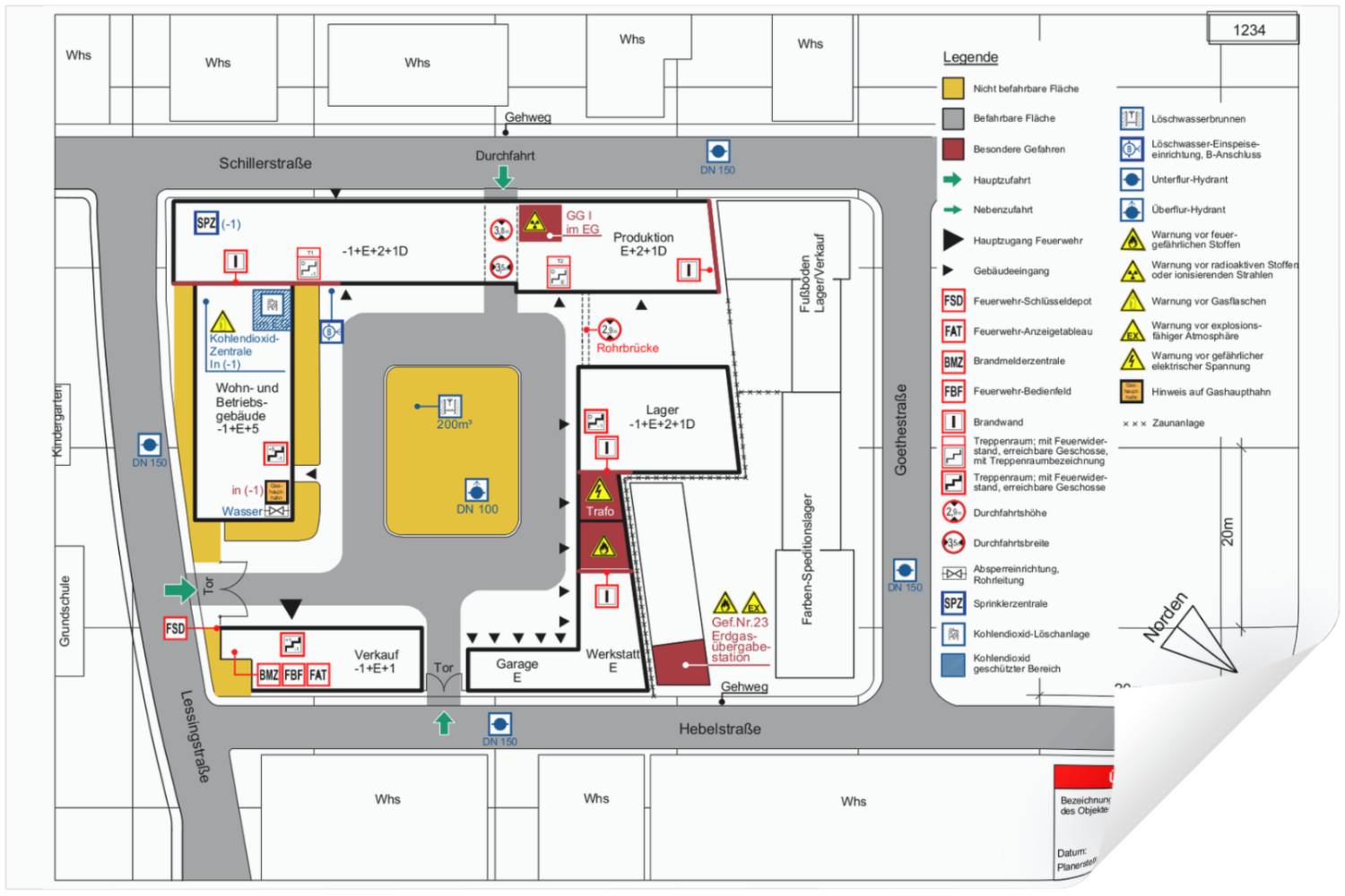 Beispiel-Feuerwehrplan